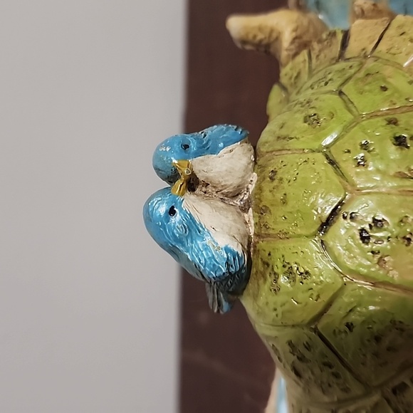 Turtle and Bird Hanging Decor - Blue and Green - Picture 3 of 10